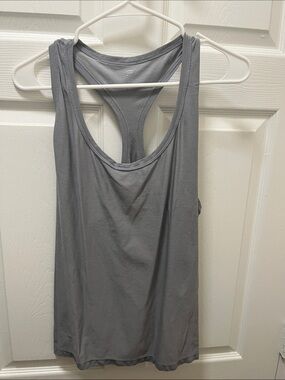 Fabletics Women's Gray Racerback Tank Top